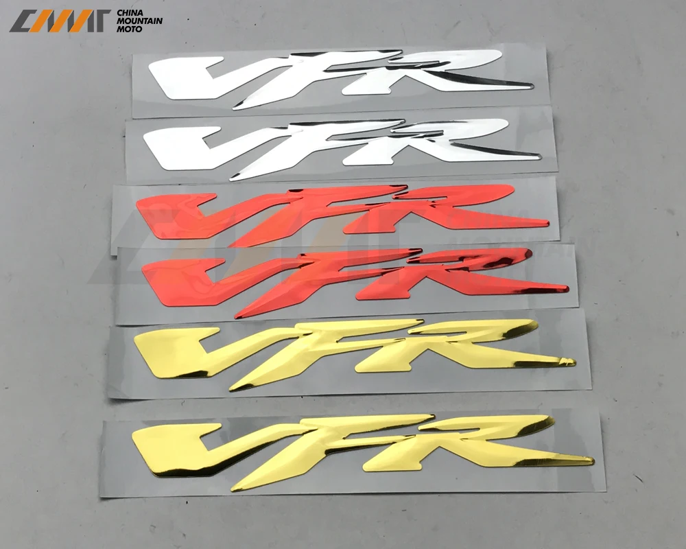 

3D Motorcycle VFR Logo Sticker Case for HONDA VFR400 VFR800 VFR1200 (VFR) Badge