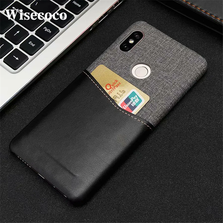 

Card Slot Holder Wallet Case for Xiaomi Mi 9 8 Se 6x 5x A2 A1 Redmi 5 Plus Note 5 Pro Luxury Leather Soft Fabric Hard Back Cover