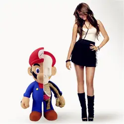 40 дюйм(ов) оригинальный поддельные KAWS Mighty Jaxx XXRAY 4FT Super Mario разборка ПВХ фигурку Модель Giocattolo G1203