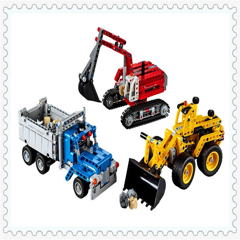 

Decool 3365 Technic City Series Crew Building Block Compatible Legoe 834Pcs Educational Toys For Children