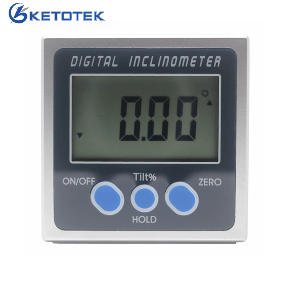 

Electronic Angle Level Gauge Digital Measuring Instrument 4X90 360 Degree Inclinometer Protractor LCD Angles Goniometer Mini