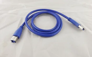 

1 pc USB 3.0 Type A Male Plug To B Male Printer Scanner Data Wire Cord Cable 1m/3ft Blue
