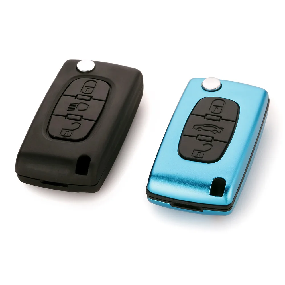 Чехол для автомобильного ключа раскладушки OkeyTech Citroen c4 c5 c3 3 peugeot 307 206 207 407|key for|key for