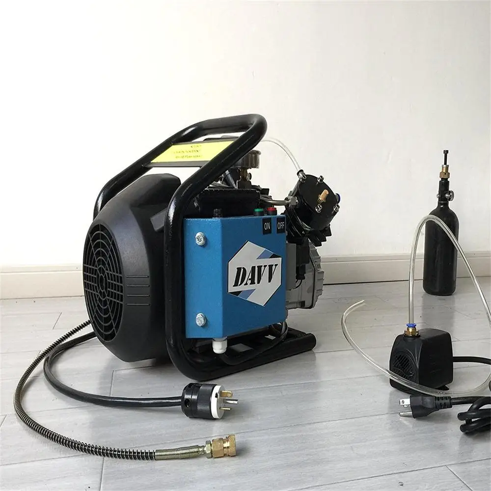 300bar/4500psi Пейнтбольная заполняющая станция Воздушный насос водяное охлаждение
