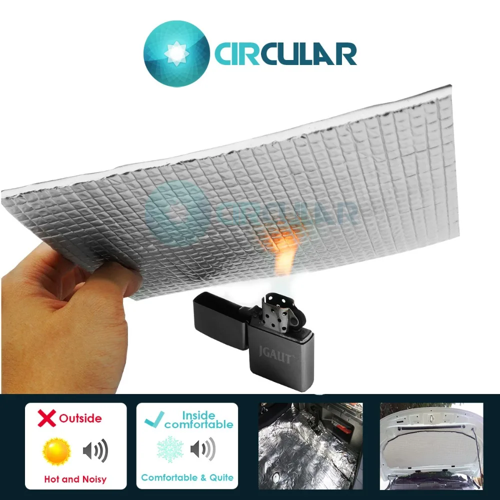 Car Firewall Ceiling Door Aluminum Foil Automotive Firewall Sound