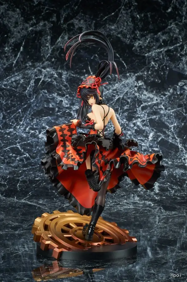 28 см Дата живой Tokisaki Kurumi фигурка ПВХ игрушки коллекция кукла аниме мультфильм модель для друга подарок