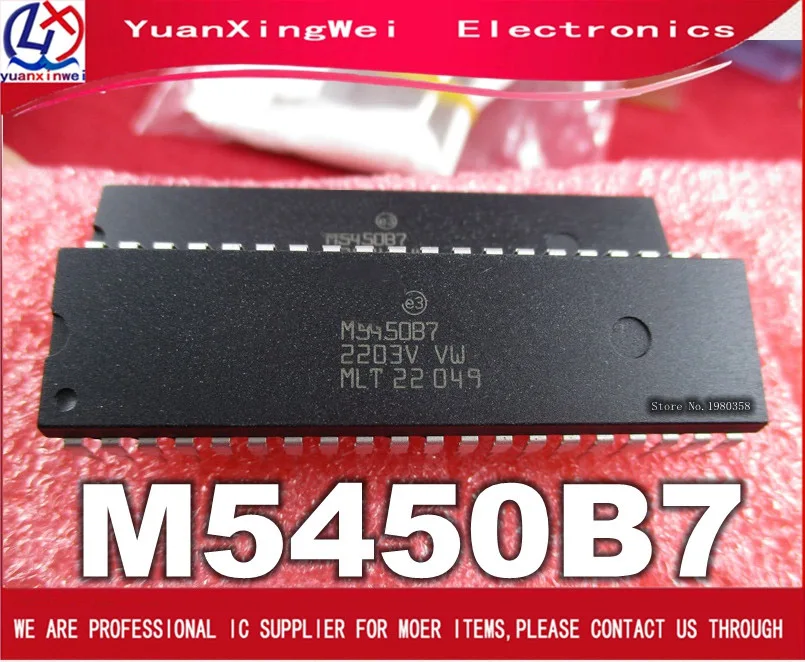 

Free shipping 2pcs M5450B7 M5450B M5450 IC LED DISPLAY DRIVER 40-PDIP Best quality