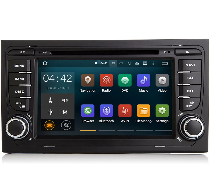 Для Audi A4 автомобильный DVD радио плеер GPS навигационная система Аудио Видео Стерео