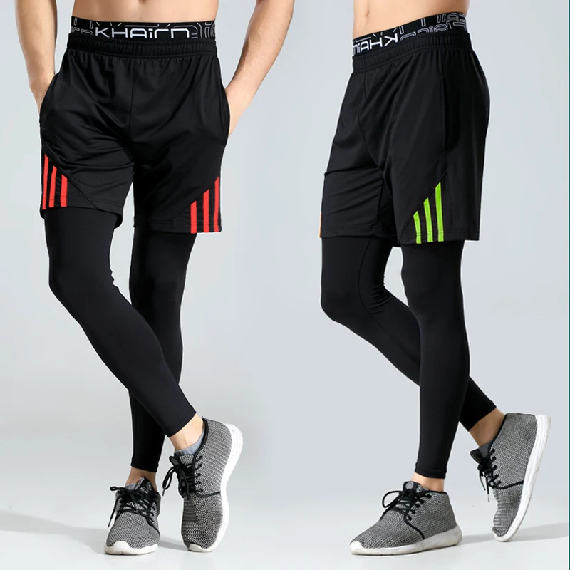 2018-Newest-men-running-set-2-colors-3pcs-set-t-shirts-short-tight-pants-sport-costumes (1)