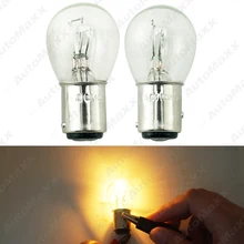 FEELDO 150 шт 24V BAY15D 1157 P21/5 Вт S25 автомобиль ясно Стекло лампа фонаря фонарь лампа принт грузовика, автобуса, индикатор галогенная лампа# AM1227