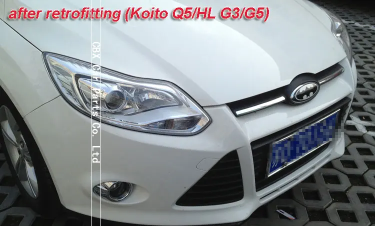 12 Ford Focus retrofit hid xenon projector lens kit 8