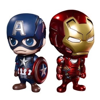

Disney Marvel Avengers Iron Man Mark 46 Captain America 11cm Action Figure Anime Mini Decoration Collection Figurine Toy model