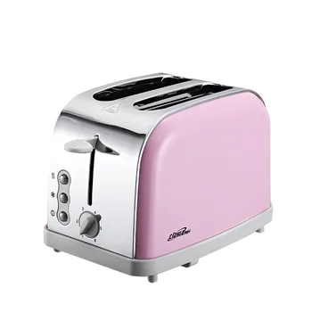 220V Toaster Automatic Baking Bread Maker Breakfast Machine of Bread 6 Levels of Tanning Removable Crumb Tray 6