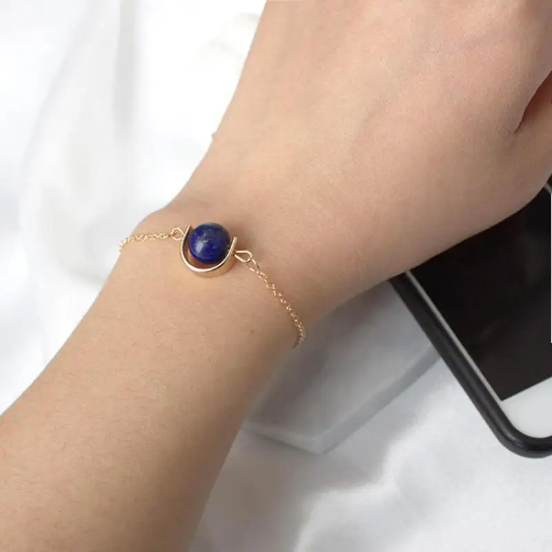 

New Personality Retro Bracelet Transport Beads Bracelet Natural Marble Texture Beads Pearl Minimalist Jewelry Aliexpress Pulsera