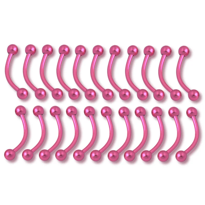 2 Pcs/Lot 316L Surgical Steel Eyebrow Piercing Punk Lip Piercing 1.2*10*3mm Tongue Ring Barbell Tooth Rings Body Piercing 