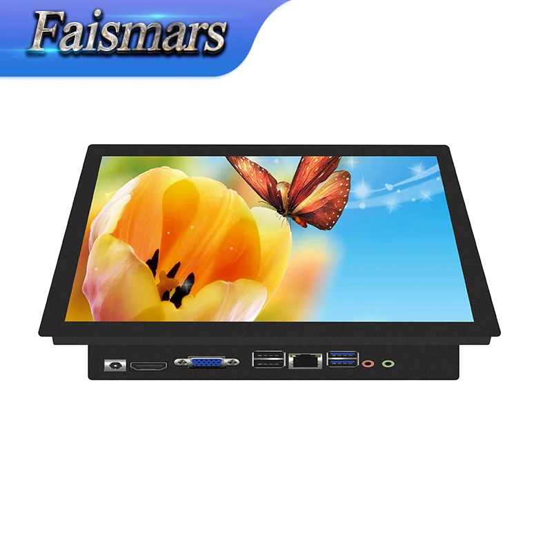 Faismars 15 Inch All In One Rack Mount Industrial Resistive Touch Screen Panel PC H81 (12)