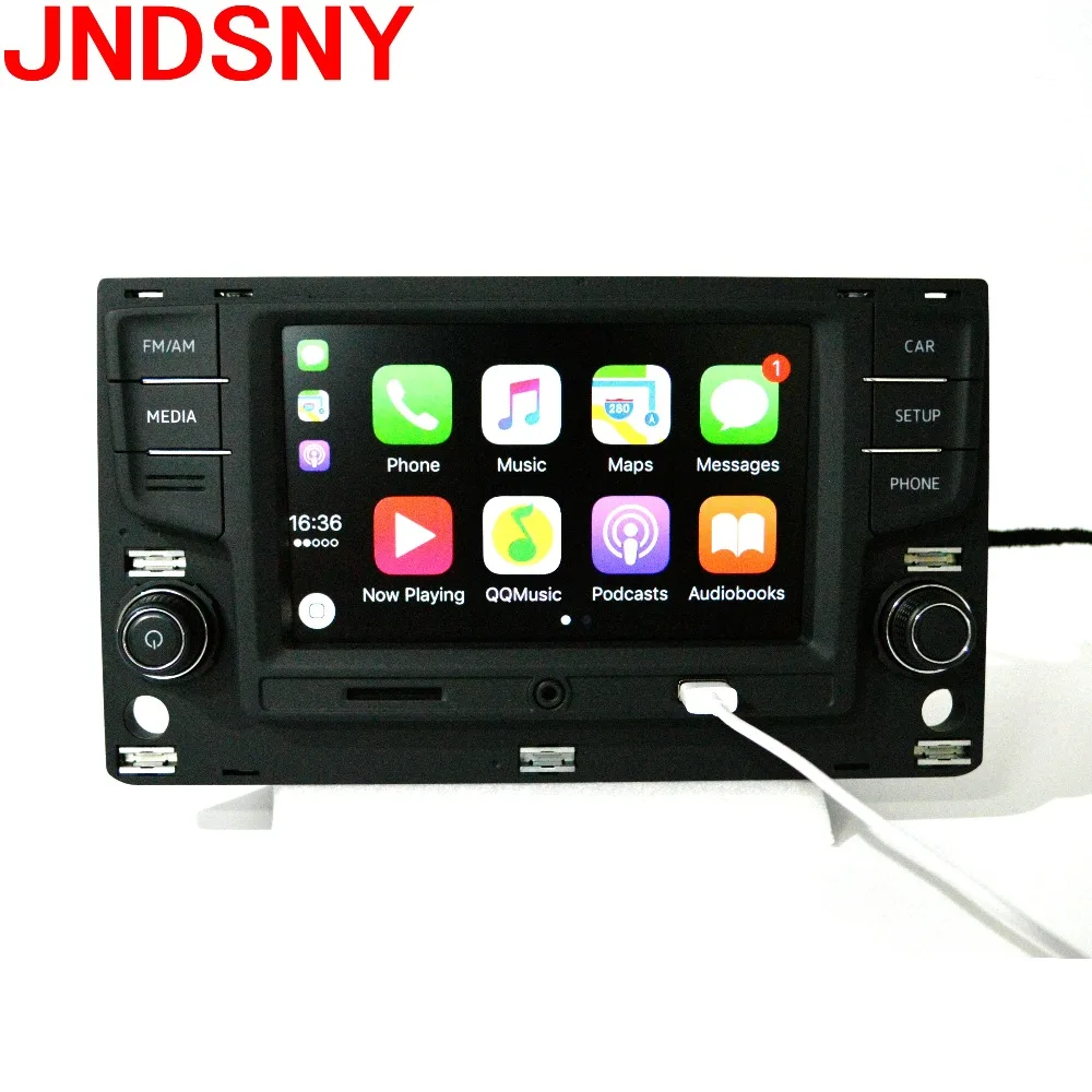 Вещательная система JNDSNY Mib 6 5 MIB поддерживает Carpaly Bluetooth изображение заднего вида
