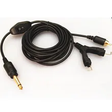 Тату-машинка RCA& Clipcord подключение 2 м Высокое качество тату-машинка для тату-машинки подножки аксессуар зажим Шнур