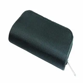 Azerin 1 предмет черный 22 SDHC MMC CF Micro SD карт памяти хранения для переноски на молнии Чехол протектор держатель кошелек