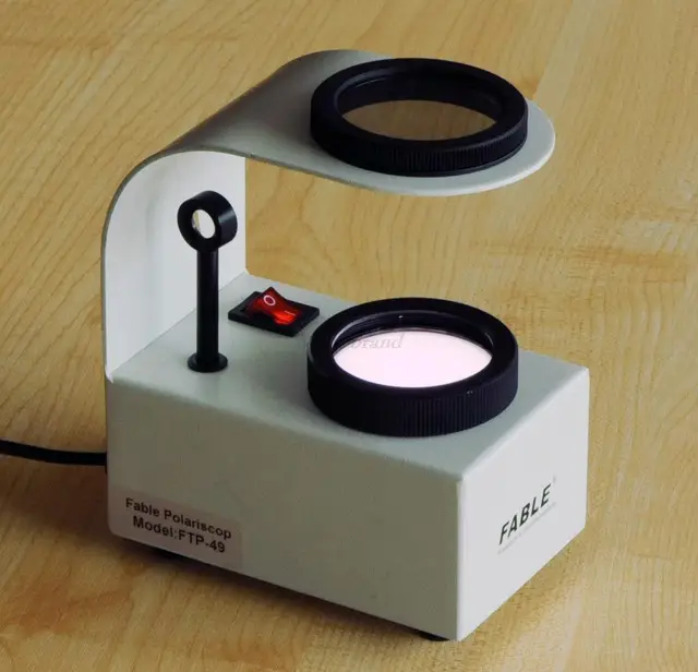 Crystal Desktop gem identification tools polarizer polarizing