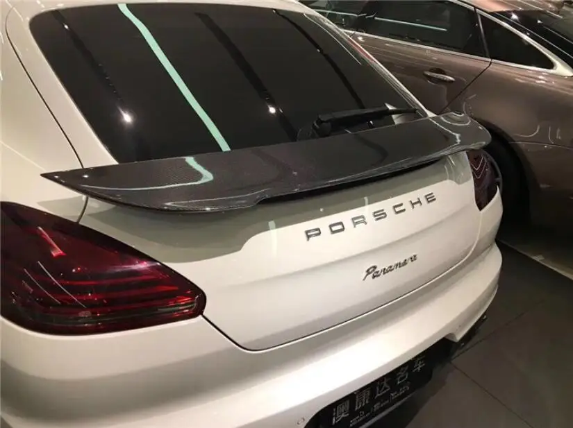 Углеродное волокно Кра заднее крыло багажника выступ Спойлеры для Porsche Panamera 970 971 2010 2011 2011 2012 2013