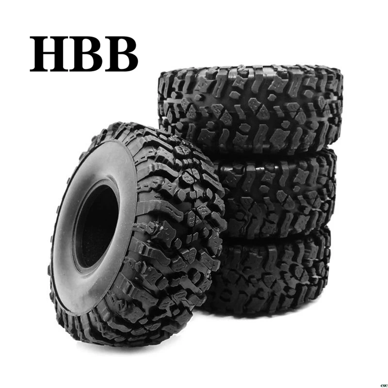

4PCS 120MM 1.9INCH Rubber Rocks Tyres Wheel Tires for 1:10 RC Rock Crawler Axial SCX10 90047 D90 D110 TF2 Traxxas TRX-4