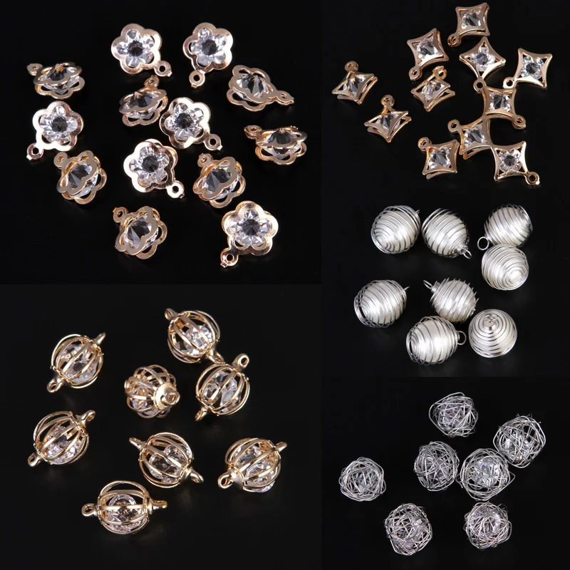 

New Alloy Crystal Zircon Crystal Pendants Necklace Bracelet Accessories Jewery DIY Decorations
