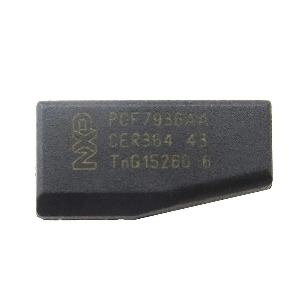 OKEYTECH 10PCS/LOT CAR KEY CHIPS HIGH QUALITY BLANK ID46 TRANSPONDER CHIP CARBON PCF7936AA AUTO CHIP BETTER THAN PCF7936AS CHIP