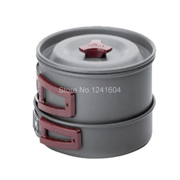 Pessoas de Vendas Conjuntos de Panela de Acampamento ao ar Bordo Fogo Cozinhar Grupo Piquenique Livre Panelas Frigideira - Caldeirão Tea Pot Fmc-204 720g 2-3 15 Cheap Louça para ar livre