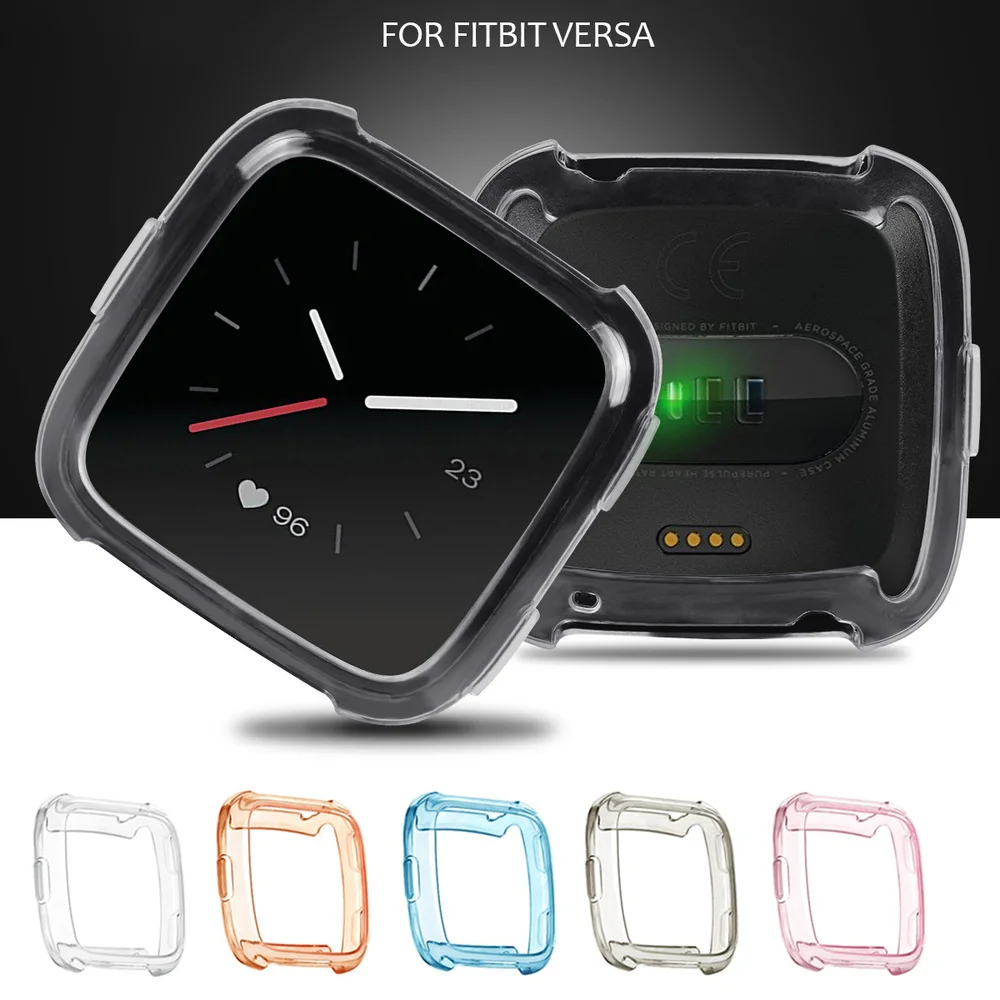 ТПУ силиконовый чехол защитный для часов Fitbit Versa Smart Band трекер активности фитнес