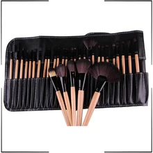 Facial Make Up Brushes 32 Pcs Cosmetic Makeup Brushes Set Cosmetic Brush Kit Maquiagem Goat Hair Brush with Leather Cosmetic Bag 9pcs professional makeup make up cosmetic brush set kit tool with leather bag
