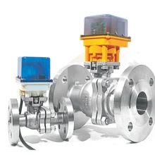 G2 1/" DC12V/24 V фланец из нержавеющей стали электрический шаровой кран CR03/CR04