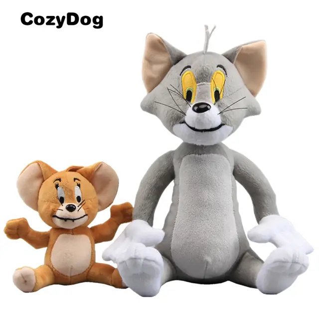 2 Pcs Set Anime Tom Jerry Plush Toy Doll Soft Stuffed Animals