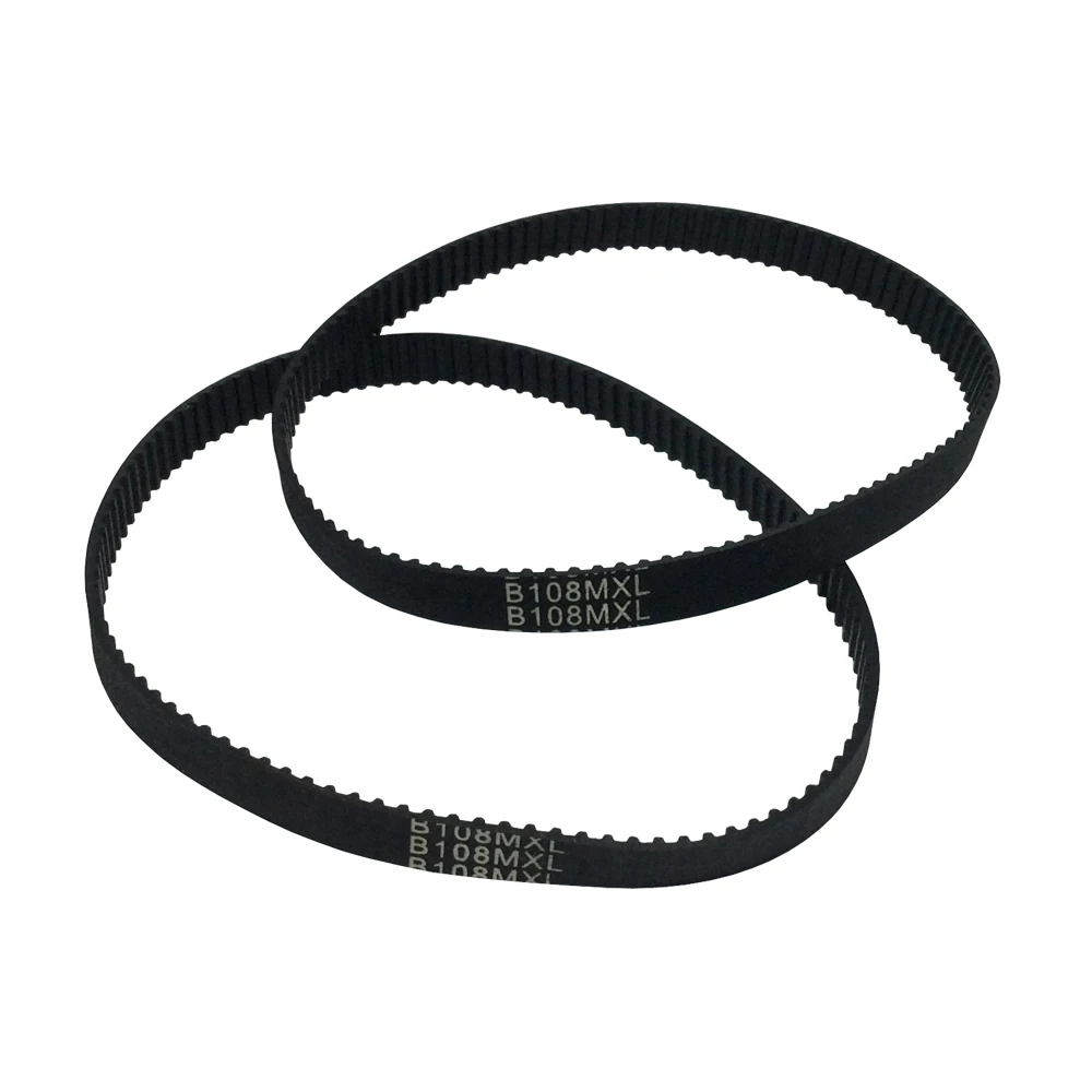 

MXL Timing Belt Transmission B108MXL Closed-loop Belt Length 8.64 inch Width 6mm Pitch 2.032mm 87MXL Pack of 10pcs