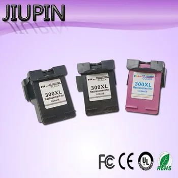 

JIUPIN 3PK Ink Cartridges compatible for HP300 300XL 300 Deskjet D1660 D2560 D2660 D5560 F2420 F2480 F2492 F4210 Printer