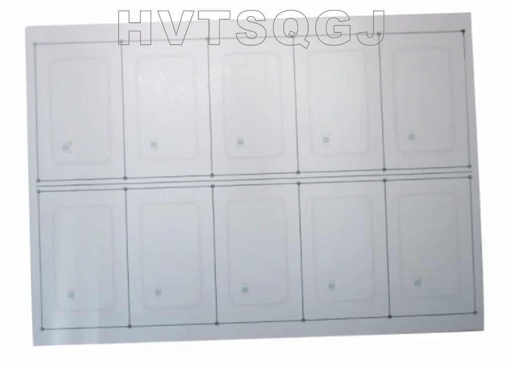 300 шт. бесплатная доставка завод в Гуанчжоу ПВХ rfid I код 2 iso 15693 инкрустация|code|inlaycode