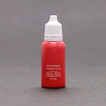 Краска для нанесения татуировки Профессиональный Перманентный макияж Пигмент подводка для глаз 1/2 oz 15 мл цельнокроеное платье Настоящее Red Fox