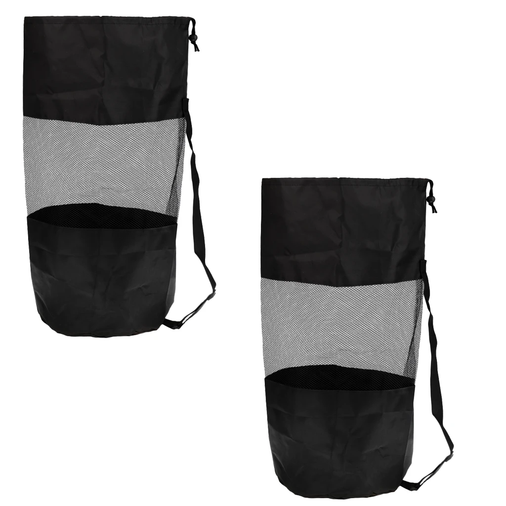 2 шт. легкая снаряжение для подводного погружения, дайвинг, ныряющий лагерь, каноэ, сумка для каякинга сетчатый слинг, дорожная сумка, большая черная сетчатая сумка с завязками