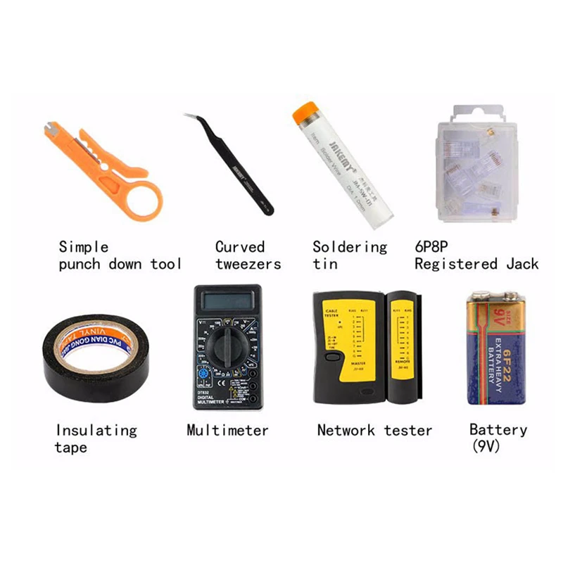 17 in 1 Hand Tool Set Electronic Maintenance Repair Tools Kit Electric Soldering Iron Kit Pliers Tweezers Digital Multimeter Set