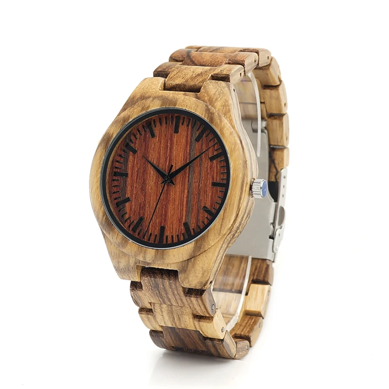 2017 BOBO BIRD Watch Men Brand Handmade Wood Watches Luxury Wooden Band Casual Wristwatches relogio masculino C-K27