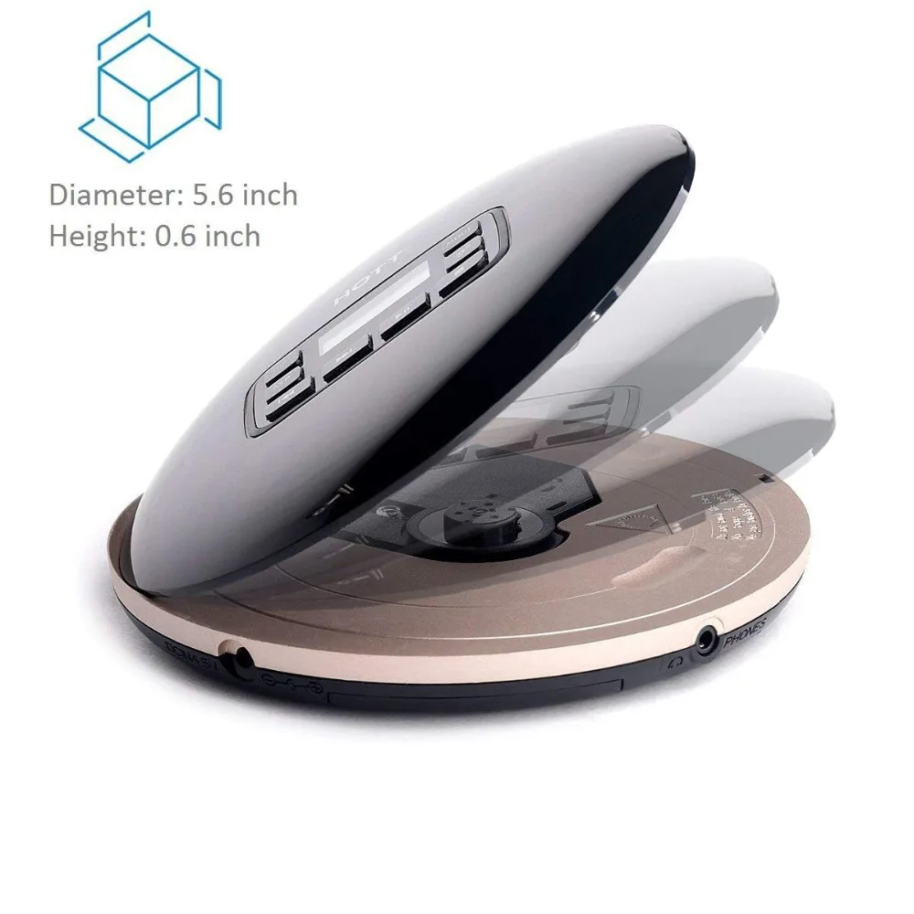 Portable CD Player HOTT CD611 Personal Compact
