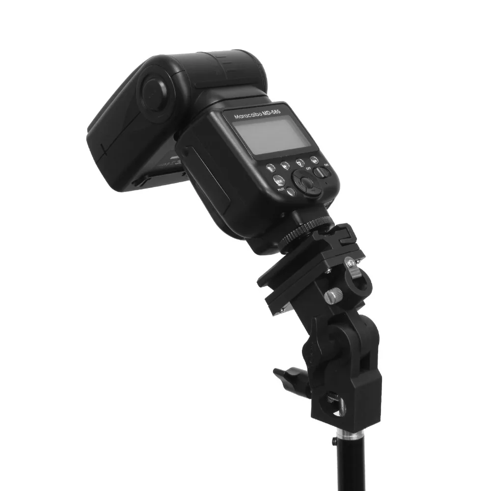 B Type Universal Mount Flash Hot Shoe Adapter Speedlite Trigger Umbrella Holder Swivel Light Stand Bracket (3)