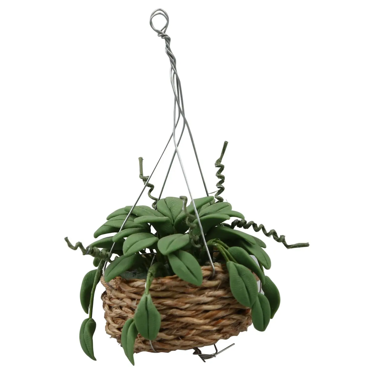 

1/12 Scale Dollhouse Miniature Hanging Plant Garden Accessory