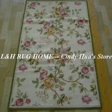 10 К 3'x5 кружево шерстяные ковры с цветами дизайна ковры ручной работы