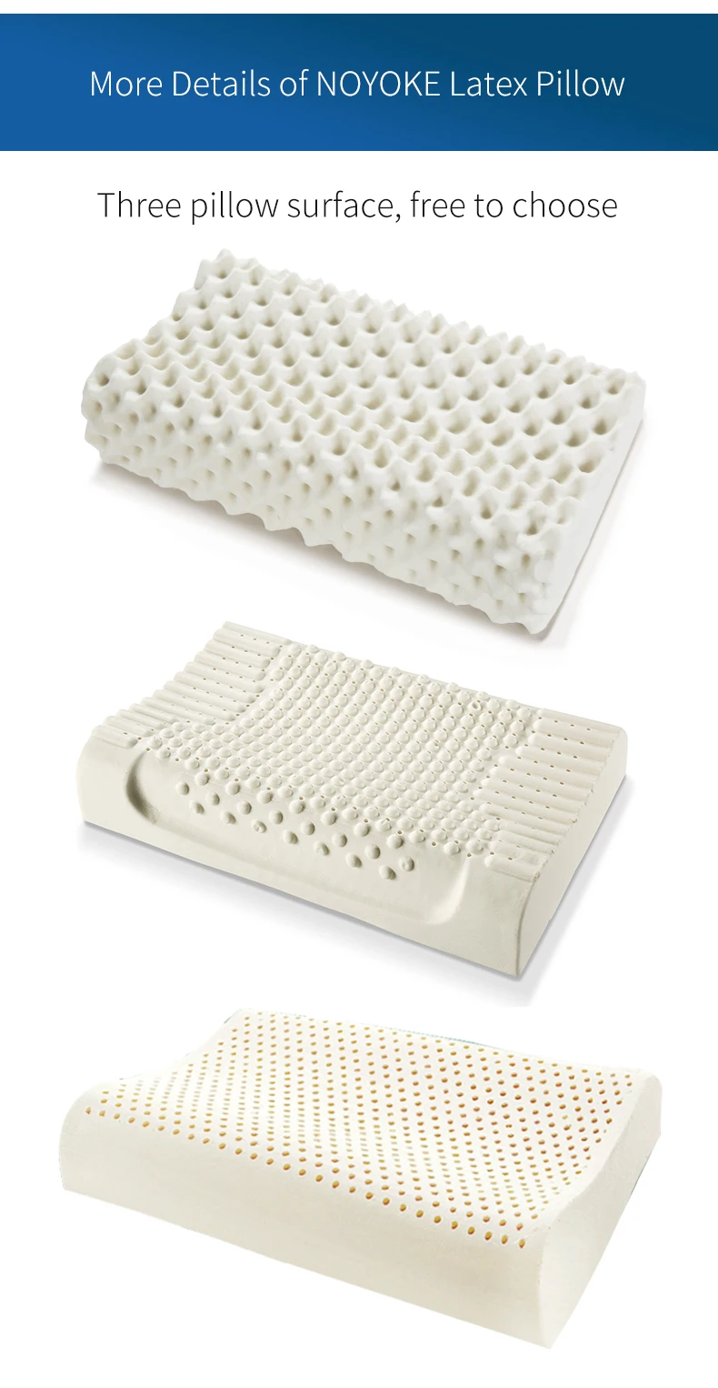 NOYOKE ортопедический латекс массажная подушка на кровать сон бренд шейки шеи подушка мягкая для сна