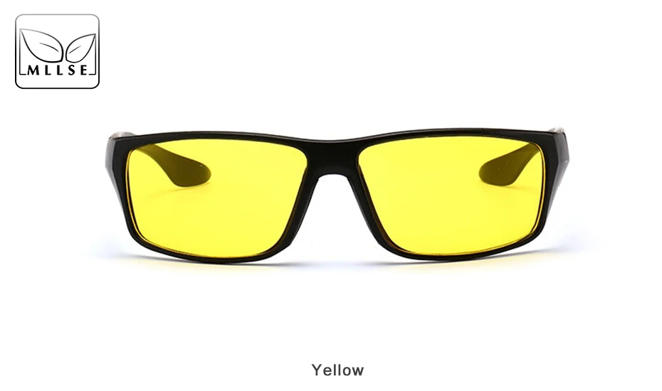 MLLSE новые Брендовые очки ночного видения, очки для мужчин для женщин, светящиеся очки для вождения, Защитные женские очки ночного видения