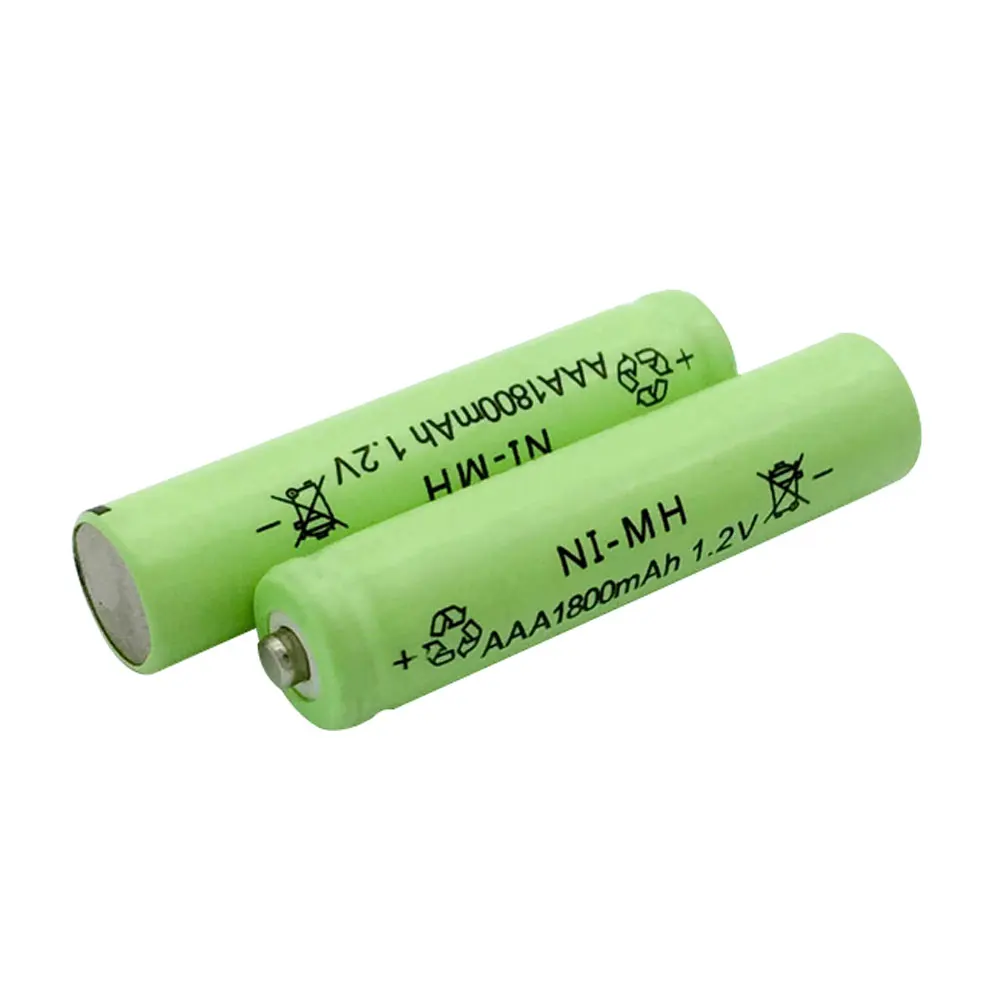 10 AAA 1800mAh 1,2 V Высокое качество перезаряжаемая батарея Ni-MH перезаряжаемая 3а NiMH батарея 1,2 V