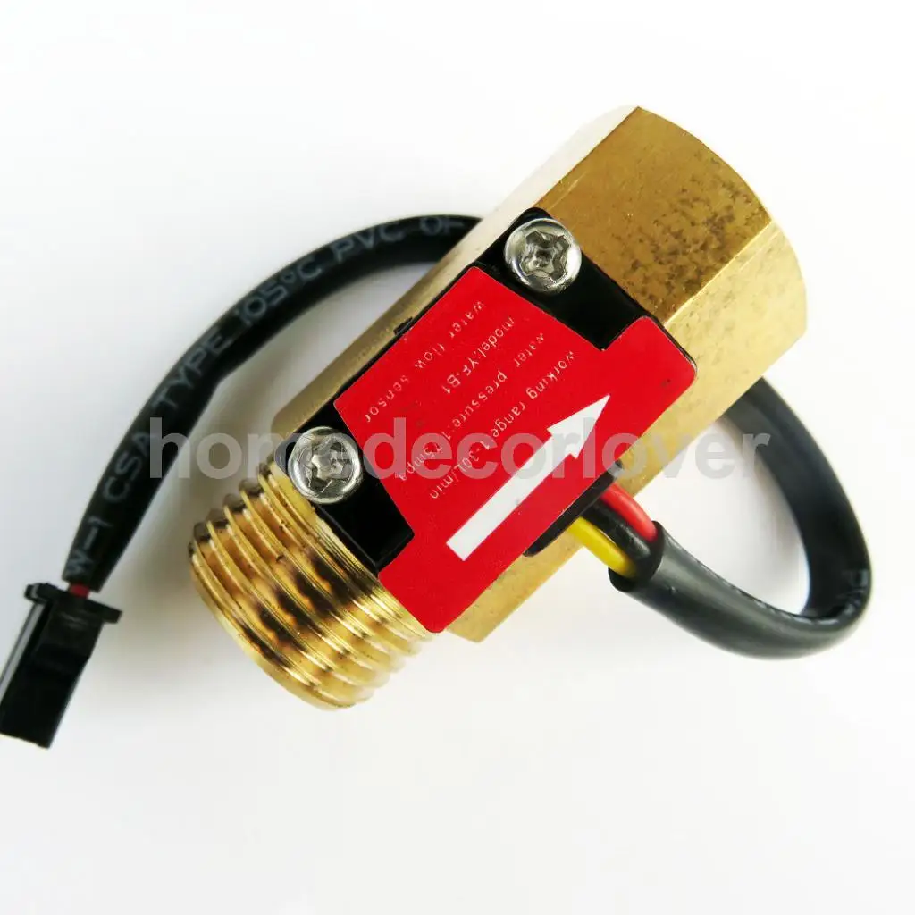 Buy G1/2' Threaded Water Flow Sensor Switch Flowmeter