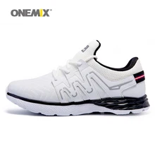 ONEMIX Autumn Winter Men’s Sport Sneakers Outdoor Running Shoes Male Leather Upper Athletic Shoes Warm Thicken zapatos de hombre