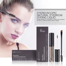 Водонепроницаемый не теряет цвет бровей стойкий крем анти-пот трехмерные брови спиральная кисть для бровей Набор цветов от 01 до 04